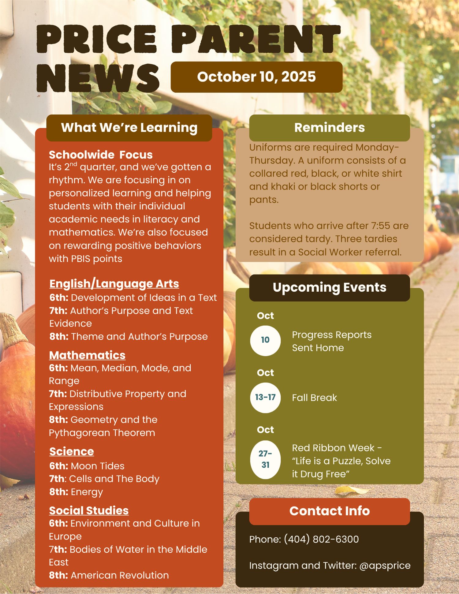 Parent Newsletter
